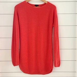 Talbots coral sweater